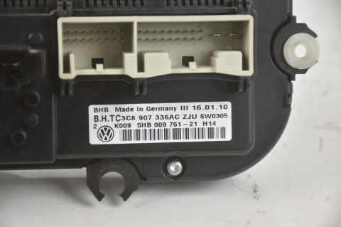 PANEL KLIMATYZACJI NAWIEWU VW GOLF VI 5HB009751