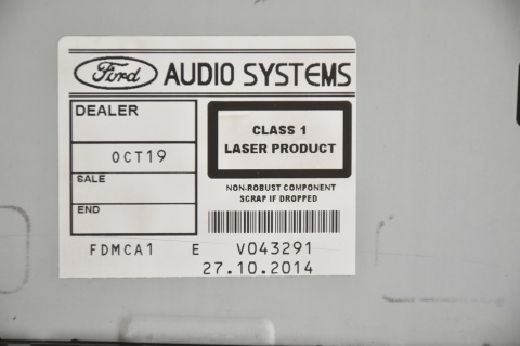 RADIOODTWARZACZ FORD SONY BS7T-18C815-AH