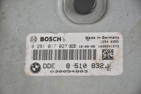 STEROWNIK ZESTAW STARTOWY BMW 8510832 0281017027