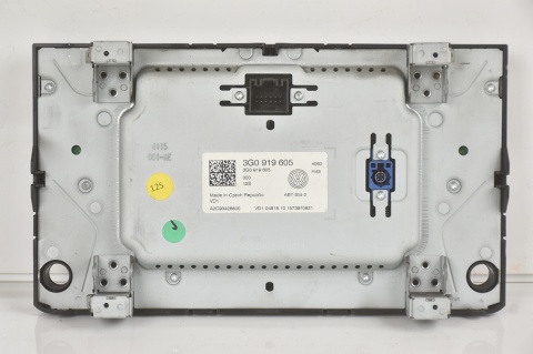 WYŚWIETLACZ EKRAN VW GOLF VII PASSAT B8 3G0919605