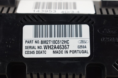 PANEL KLIMATYZACJI NAWIEWU FORD MONDEO MK4 S-MAX BM2T18C612HC