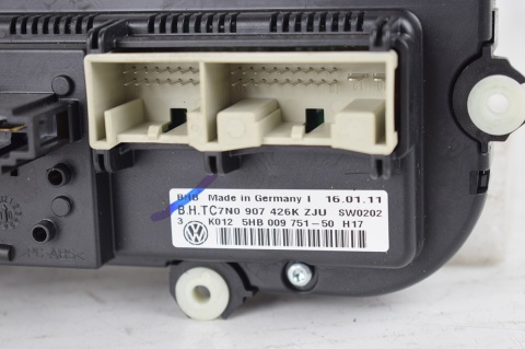 PANEL KLIMATYZACJI NAWIEWU VW GOLF VI 5HB009751