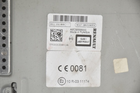 RADIO CD MP3 USB BT RENAULT SCENIC III MEGANE III 281153266R