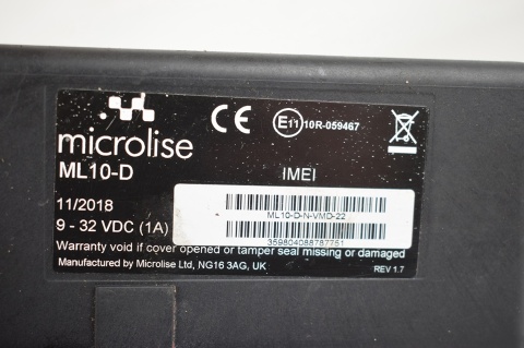 MODUŁ GPS TRACKER MICROLISE ML10B do ciągnika siodłowego