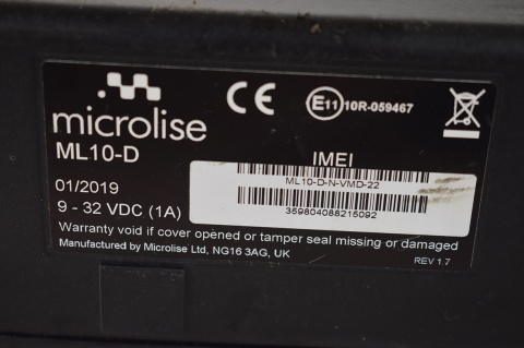 MODUŁ GPS TRACKER MICROLISE ML10D DO CIĄGNIKA SIODŁOWEGO