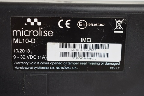 MODUŁ GPS TRACKER MICROLISE ML10D ciągnika siodłowego