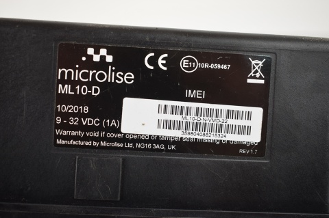 MODUŁ GPS TRACKER MICROLISE ML10D ciągnika siodłowego