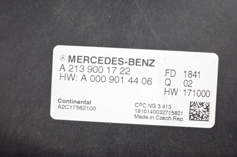 MODUŁ STEROWNIK SKRZYNI BIEGÓW MERCEDES A2139001722