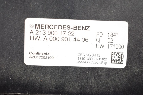 MODUŁ STEROWNIK SKRZYNI BIEGÓW MERCEDES A2139001722