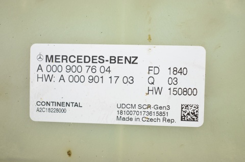 MODUŁ STEROWNIK SPALIN MERCEDES A0009007604