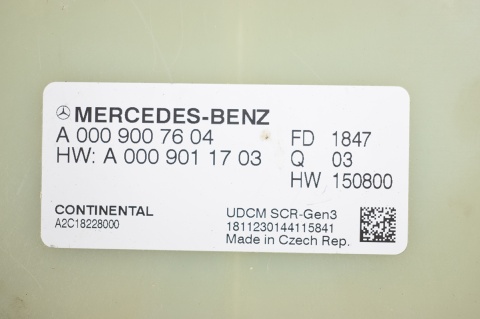 MODUŁ STEROWNIK SPALIN MERCEDES VITO W447 A009007604