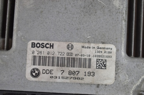 KOMPUTER STEROWNIK MINI R56 0281012722 7807193