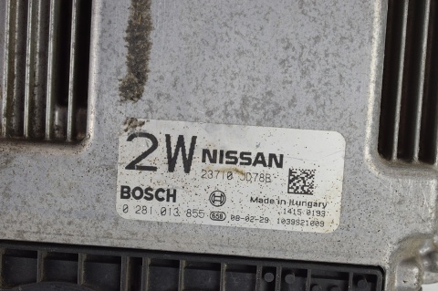 KOMPUTER STEROWNIK NISSAN QASHQAI 0281013855