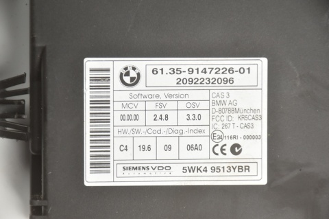 KOMPUTER STEROWNIK ZESTAW BMW 3 1 7595179 LIFT