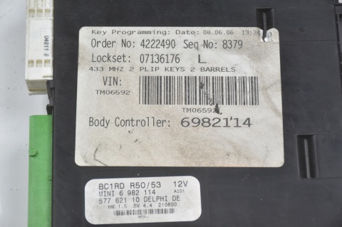 MODUŁ KOMFORTU MINI COOPER ONE R50 6982114