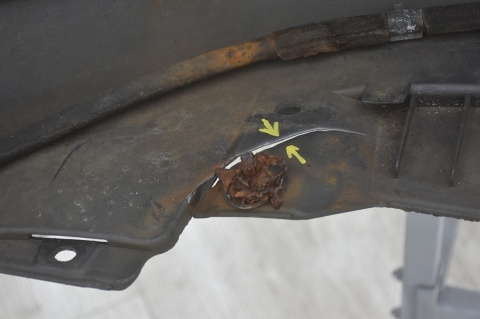 ZDERZAK PRZEDNI PRZÓD HONDA CIVIC VIII UFO SPRYSKI