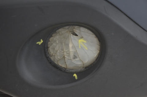 ZDERZAK PRZEDNI PRZÓD HONDA CR-V III PDC SPRYSKI NH684P