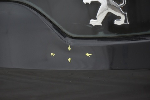 KLAPA TYLNA TYŁ PEUGEOT 5008 I KTVD