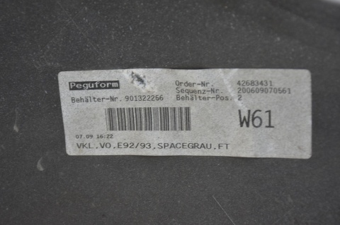 ZDERZAK PRZEDNI PRZÓD BMW 3 E92 E93 SPACERGAU A52/7