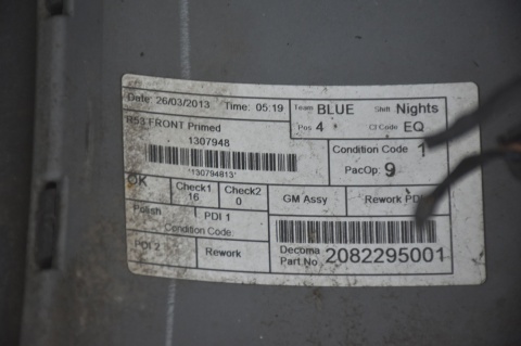 ZDERZAK PRZEDNI PRZÓD MINI ONE COOPER I R50 LIFT 900/7