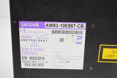 CZYTNIK NAWIGACJI JAGUAR XF AW83-10E887-CB