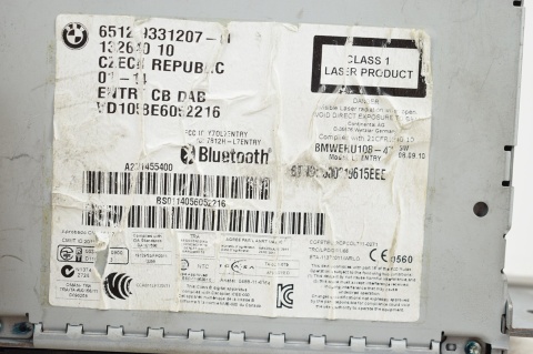 CZYTNIK RADIO BLUETOOTH BMW F20 F30 F32 9331207