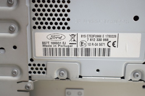 RADIOODTWARZACZ NAWIGACJA FORD SONY BS7T-18K931-EJ