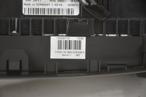 PANEL KLIMATYZACJI RADIA CITROEN DS5 96715288ZD