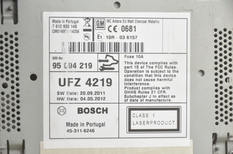 RADIO NAWIGACJA OPEL ANTARA 95094219