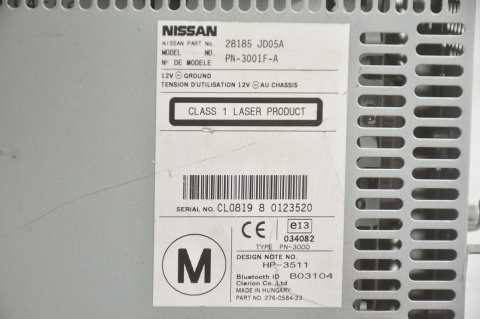 RADIO NISSAN QASHQAI J10 28185-JD05A