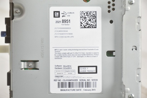 RADIO OPEL MERIVA B ASTRA IV INSIGNIA 23218951