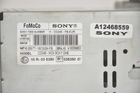 RADIOODTWARZACZ FORD SONY BS7T-18C939-FB