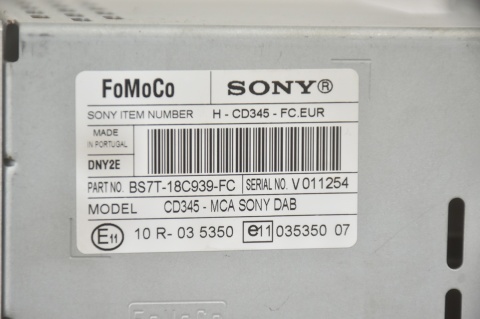 RADIOODTWARZACZ FORD SONY BS7T-18C939-FC