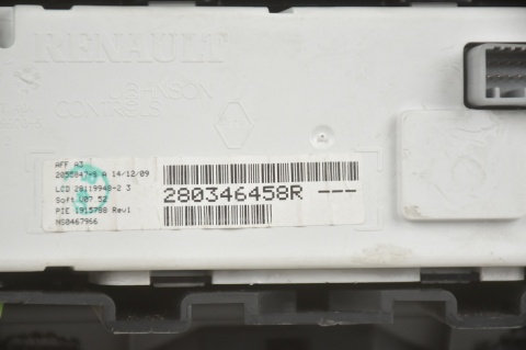 WYŚWIETLACZ EKRAN RENAULT LAGUNA III 280346458R