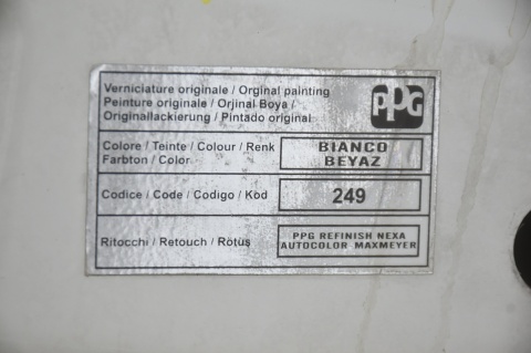 MASKA POKRYWA SILNIKA CITROEN NEMO I 249