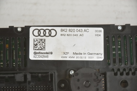 PANEL KLIMATYZACJI NAWIEWU AUDI A4 B8 8K2820043AC