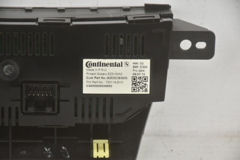 PANEL KLIMATYZACJI NAWIEWU SUBARU OUTBACK IV A2C53283935