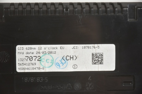 WYŚWIETLACZ EKRAN OPEL ASTRA J 565412769