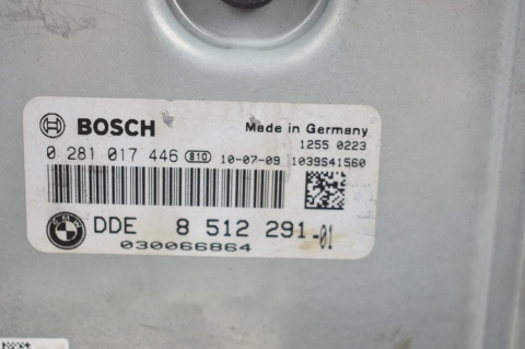 ZESTAW STARTOWY STEROWNIK SILNIKA BMW 0281017446 8512291 6954720