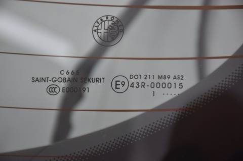 KLAPA TYLNA TYŁ ALFA ROMEO GIULIETTA 620B GRIGIO ARGENTO