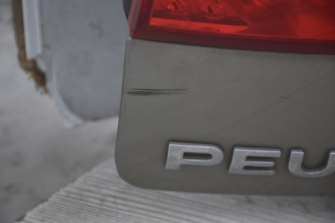 KLAPA TYLNA TYŁ PEUGEOT 3008 EVGC