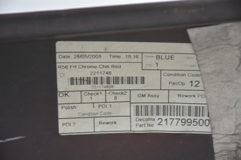 ZDERZAK PRZEDNI PRZÓD MINI COOPER ONE R56 851/3