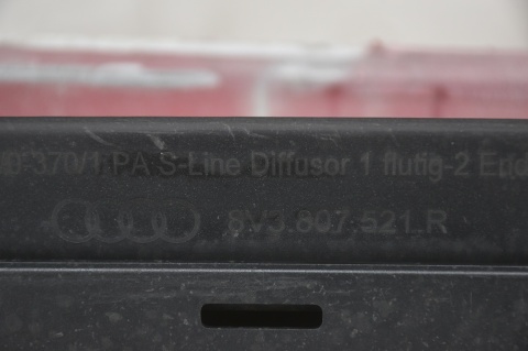 ZDERZAK TYŁ TYLNY AUDI A3 8V LIFT SPORTBACK S-LINE