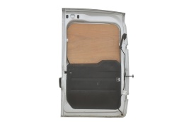 DRZWI TYLNE TYŁ LEWE OPEL COMBO III D FIAT DOBLO II SREBRNE