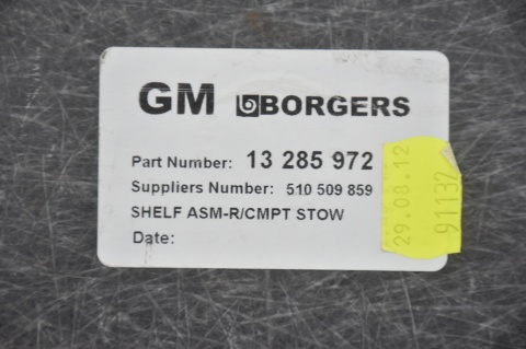 PODŁOGA WYKŁADZINA BAGAŻNIKA OPEL MERIVA B II