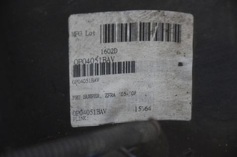 ZDERZAK PRZEDNI PRZÓD OPEL ZAFIRA B II