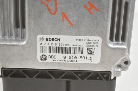 ZESTAW STEROWNIK SILNIKA BMW 0281016924 8510591 9226238