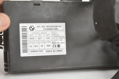 ZESTAW STEROWNIK SILNIKA BMW 0281016924 8510591 9226238