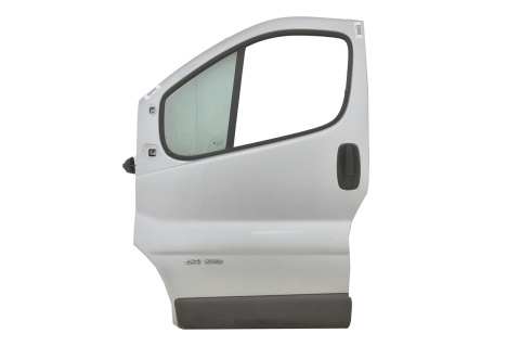 DRZWI PRZEDNIE PRZÓD LEWE RENAULT TRAFIC II VIVARO SREBRNE