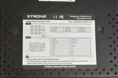 RADIO AKCESORYJNE NAWIGACJA XTRONS PF81PSTS-RB PRIUS III